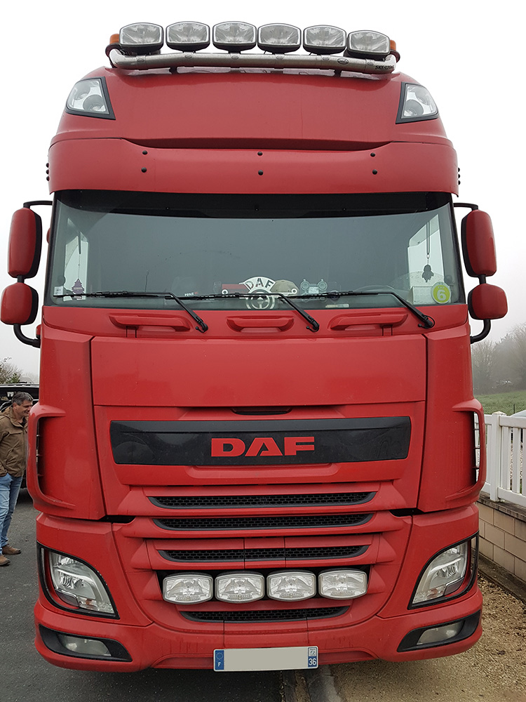 Installation sur DAF XF 510 EURO 6